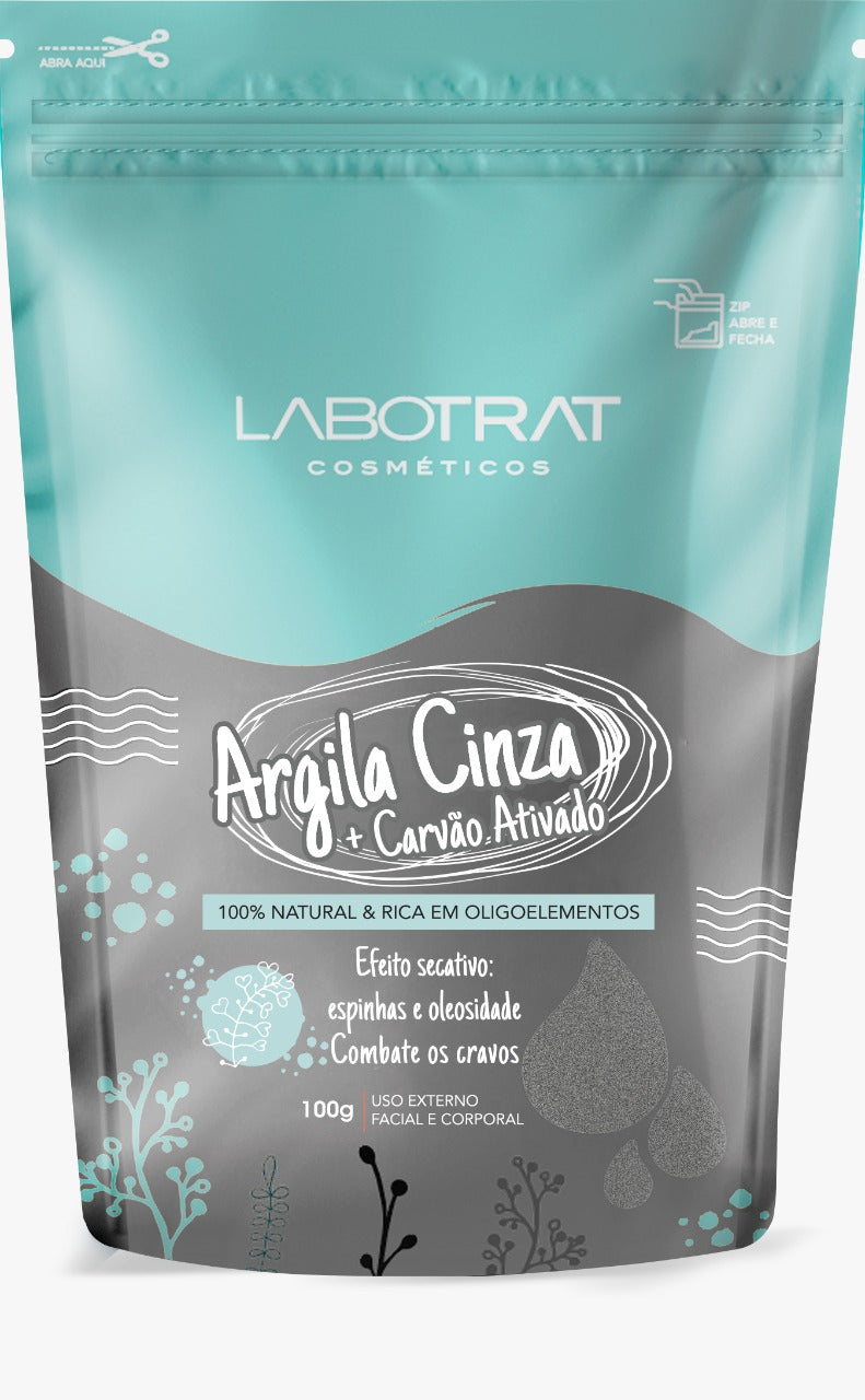 Argila Cinza Facial e Corporal labotrat 100g
