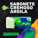 Kit 12 - Sabonete Cremoso Natural Argila 90g - Aroeira Cosmética - Limpeza Prof
