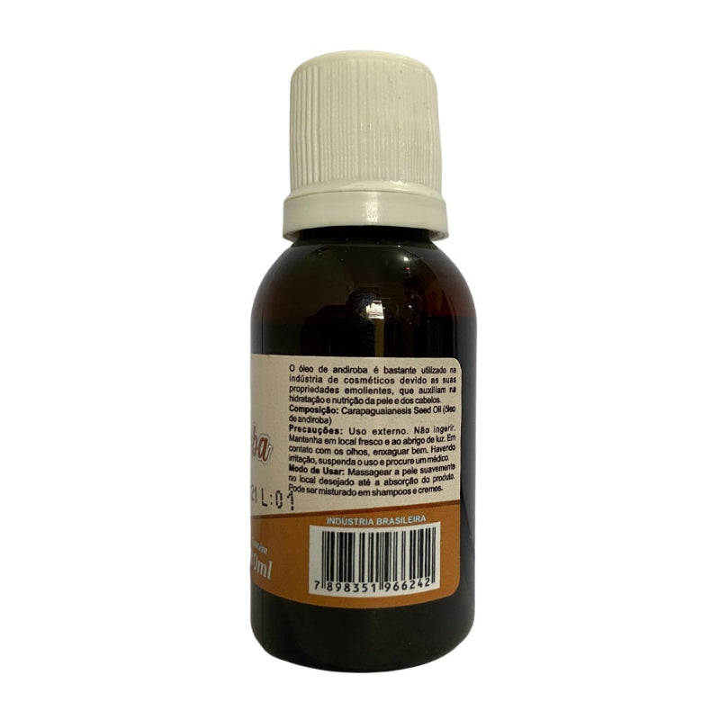 Óleo de Andiroba 30mL Aroeira Cosmética – 100% Natural, Vegano e Multifuncio
